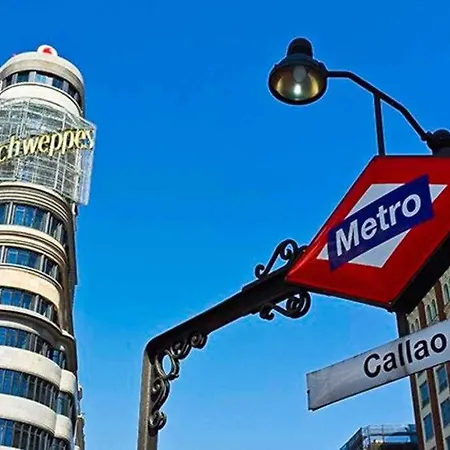 Apartamento Sotano En Gran Via Madrid Exterior foto